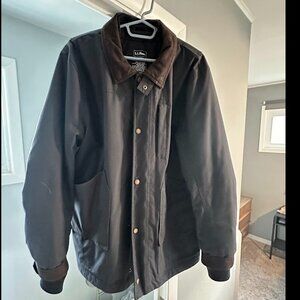 LL Bean Field Coat - Large (Navy Blue)